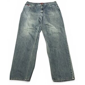 Vintage Chaps Denim Relaxed Fit Jeans Men's 35x34 Blue Straight Leg 90s